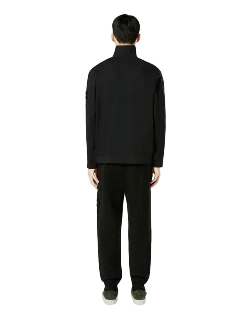 Stone Island Relaxed-Fit Cotton Jogger Pants With Logo Emblem