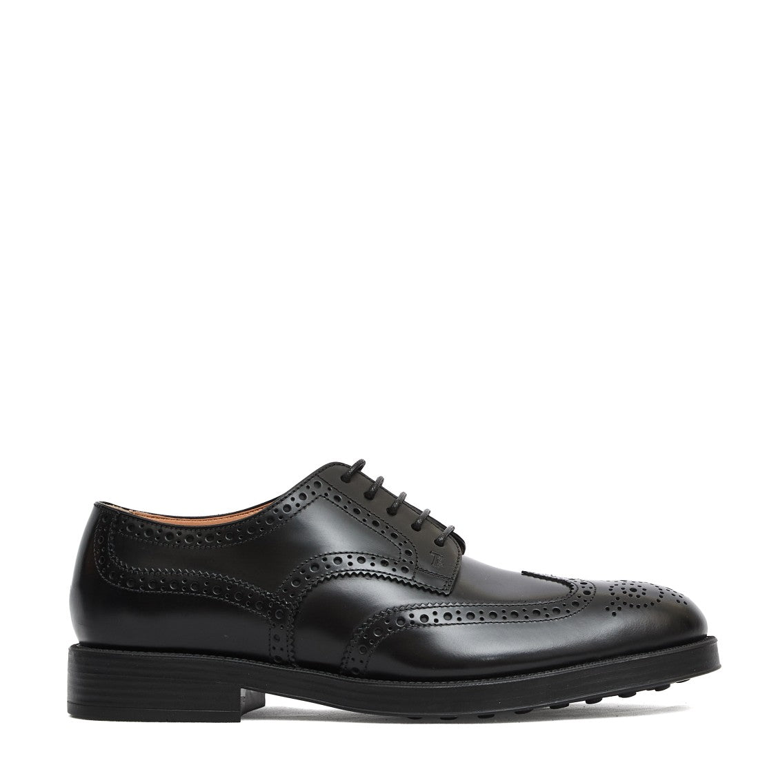 Tod's Black Lace-Up With Holes
