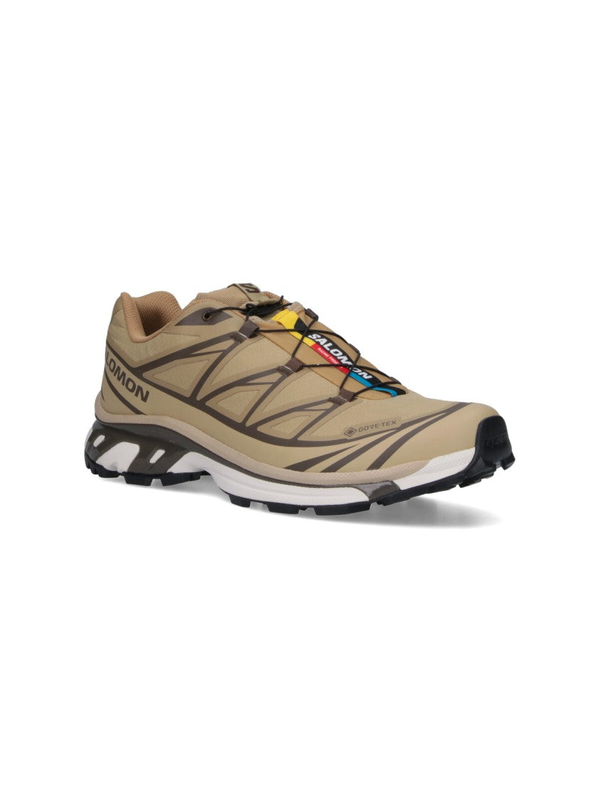 Salomon "Xt6 Gtx" Sneakers, In Beige Fabric