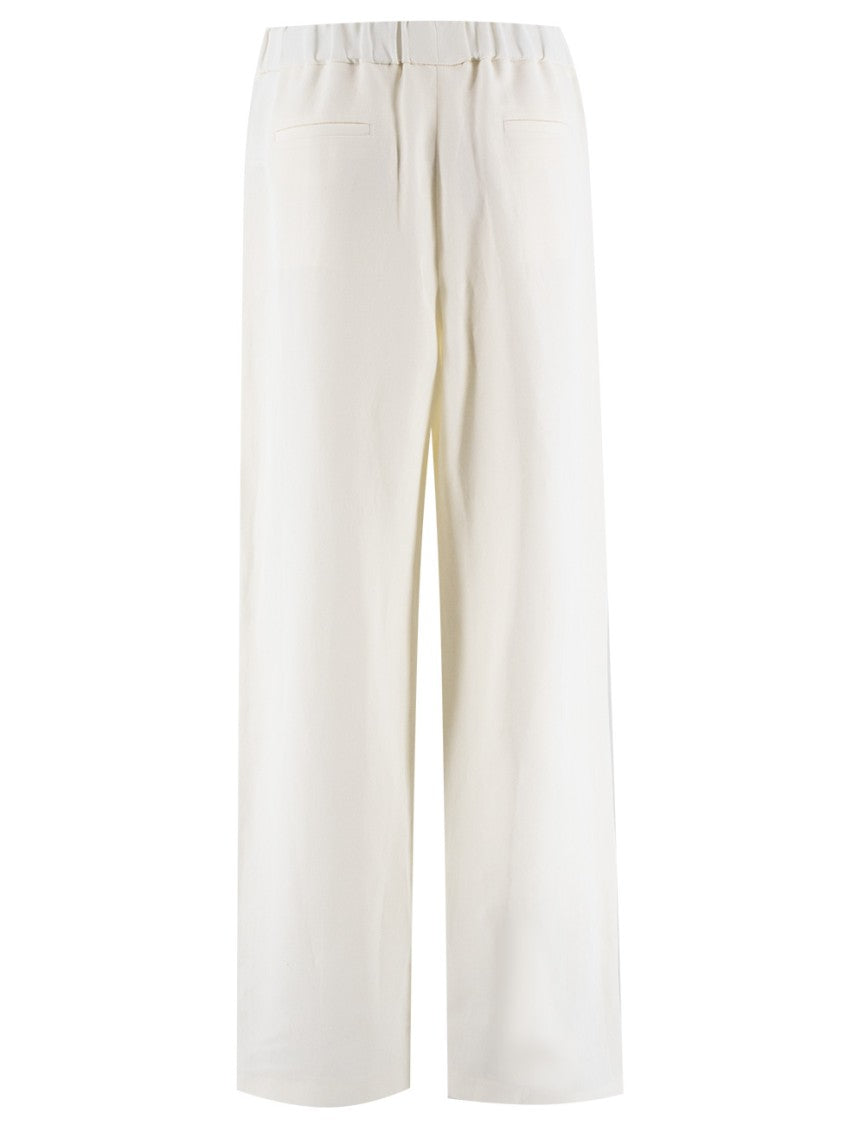 Fabiana Filippi Fluid Wide-Leg Viscose Trousers