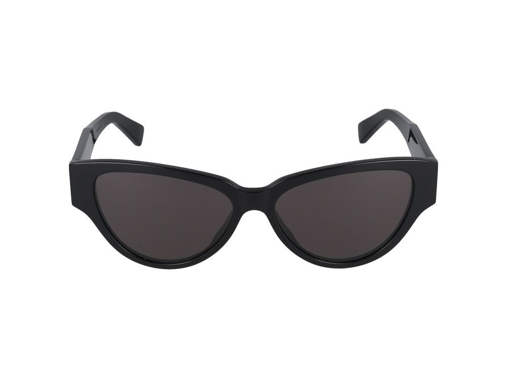 Bottega Veneta Black Bold Acetate Frames Cat-Eye Sunglasses