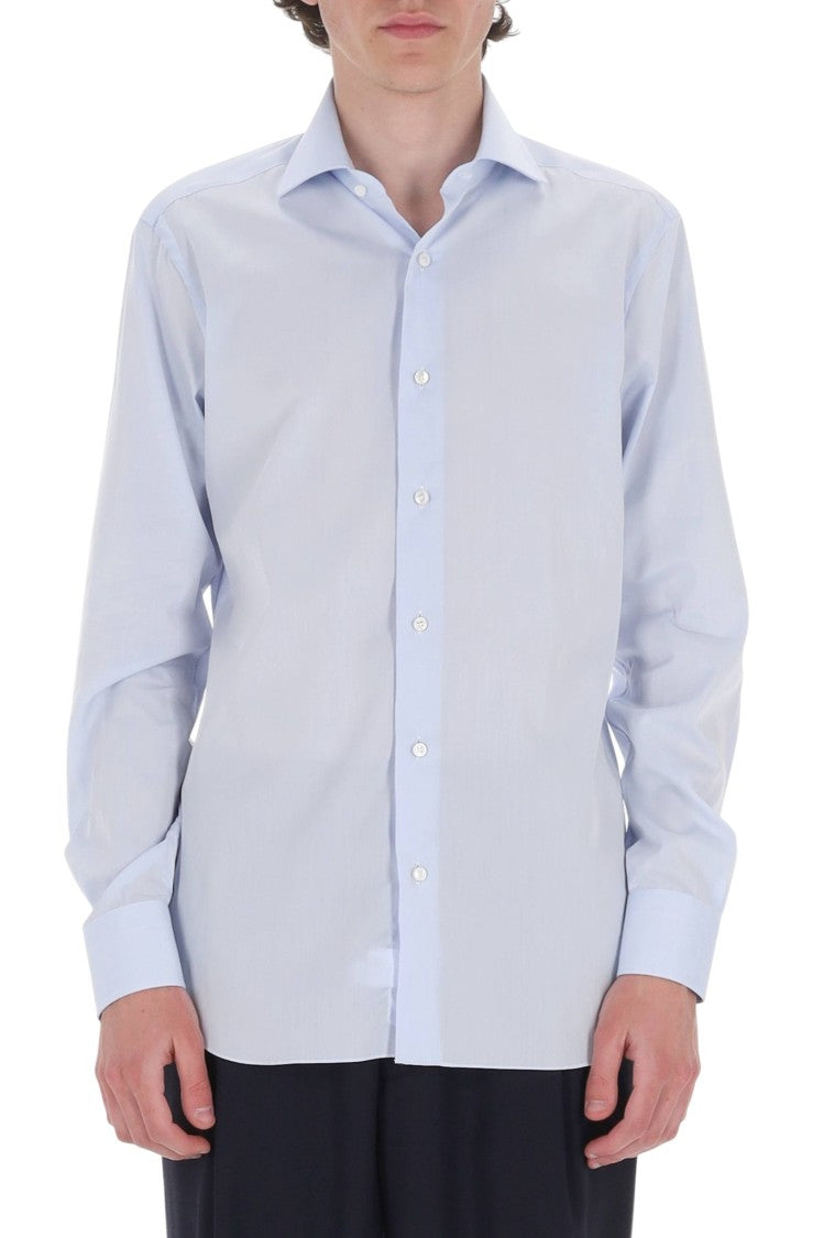 Barba Black Label Cotton Poplin Casual Shirt