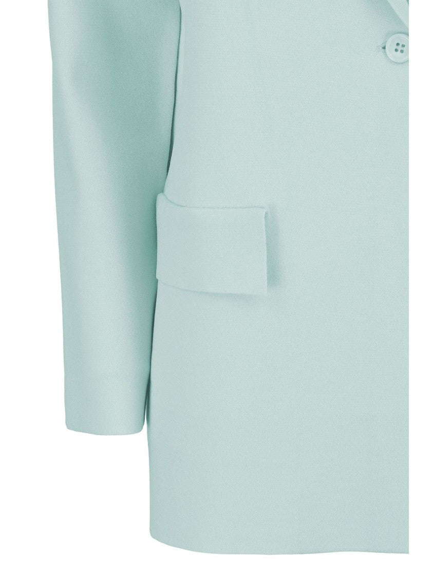 Kangra Tailored Blazer With Single-Button Closure