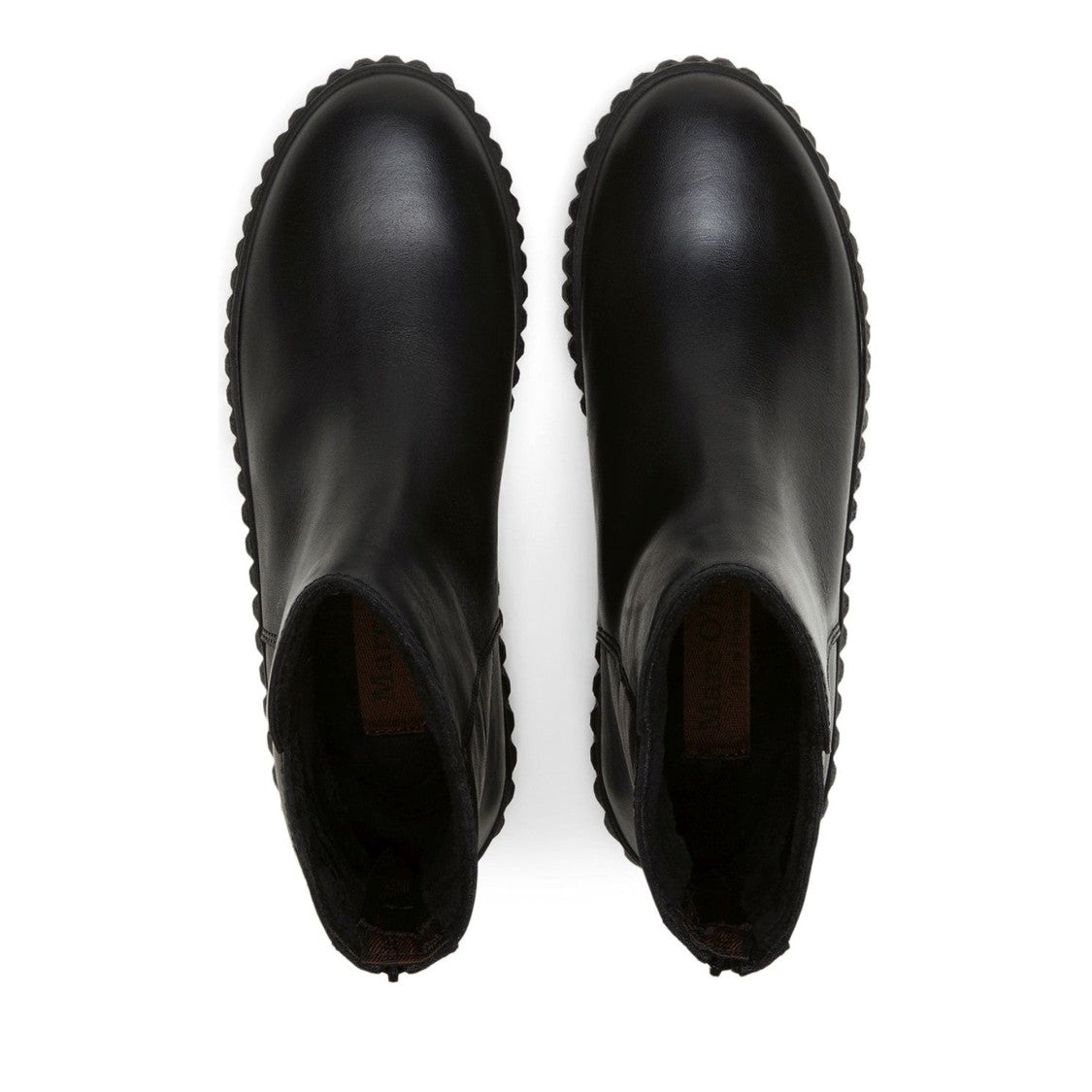 Marc O'polo Black Bianca 21 A Traction Sole Smooth Leather Boots
