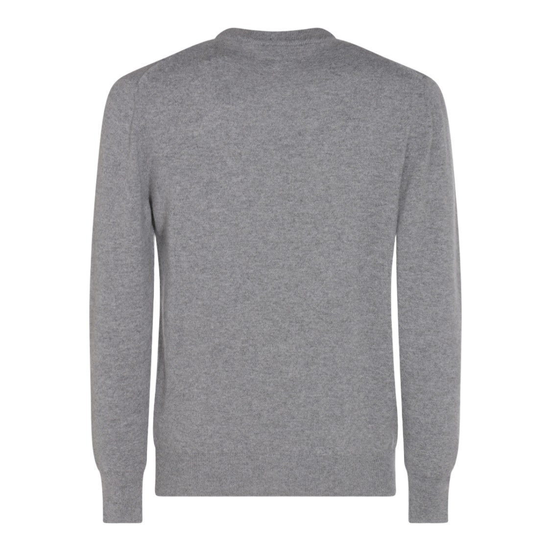 Lardini Crew Neck Sweater With Ribbed Cuffs