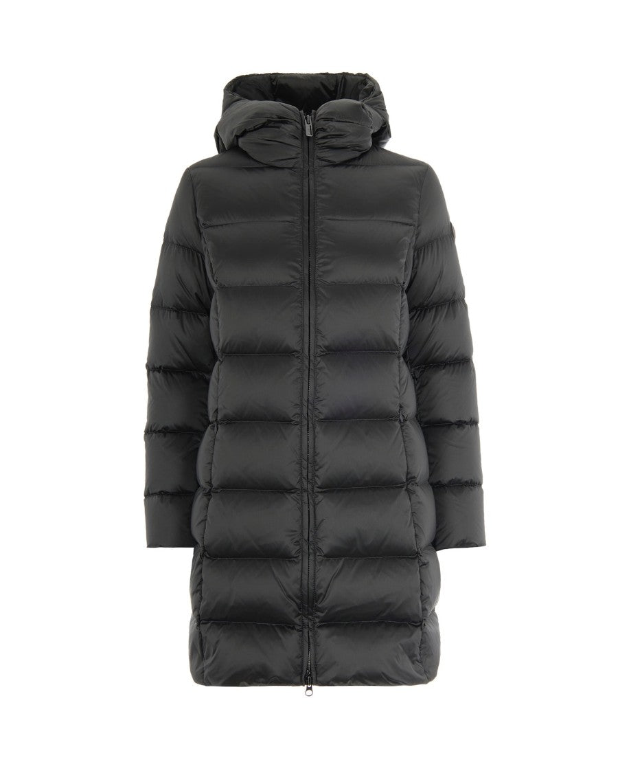 Colmar Originals Long Hooded Down Jacket In Gray