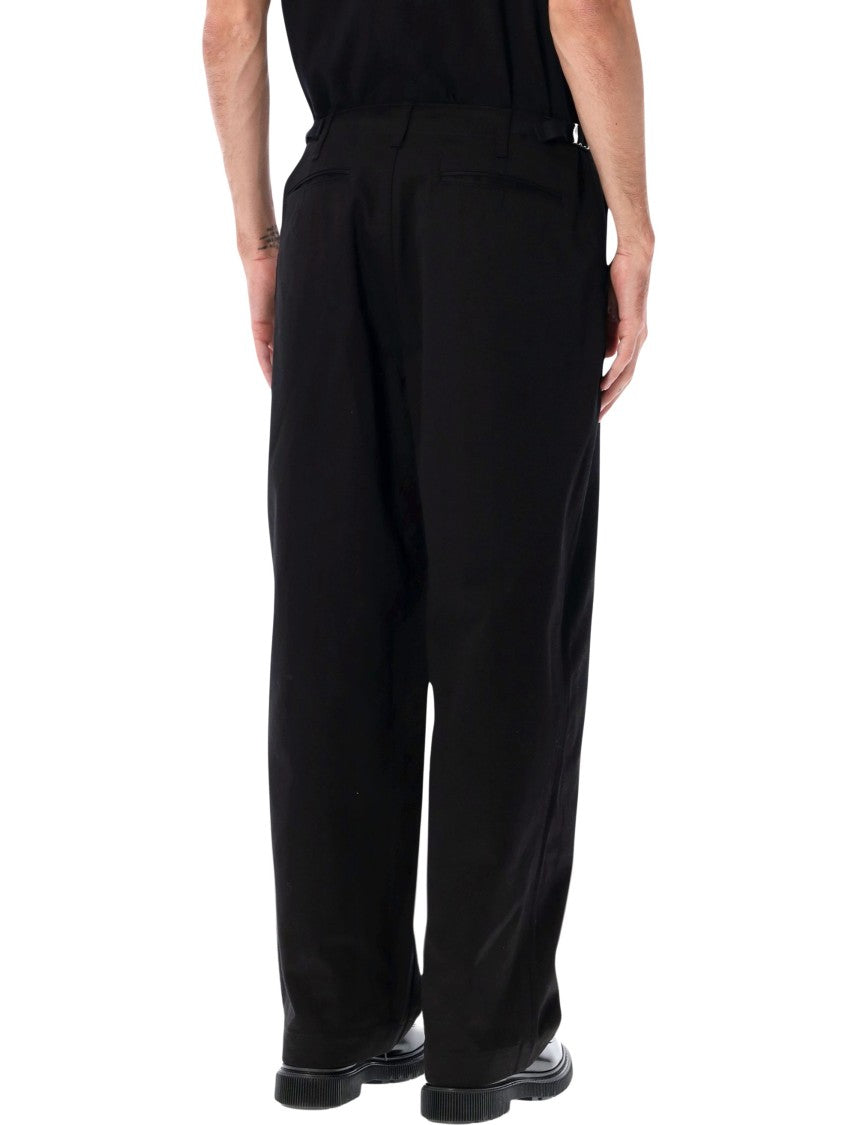 Comme Des Garçons Wide-Leg Chino Pants With Classic Waistband