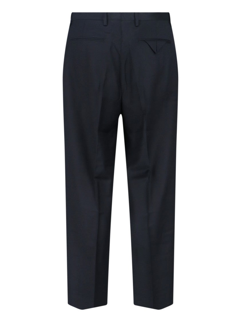 Briglia Tailored Black Trousers With Classic Fit And Minimalist Design