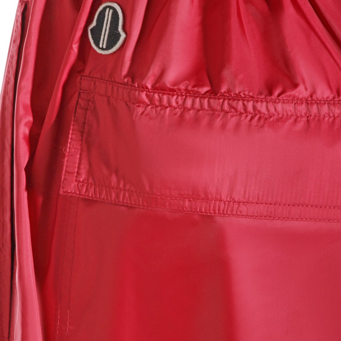 Moncler X Rick Owens Red Kiltshorts Drawstring Shorts
