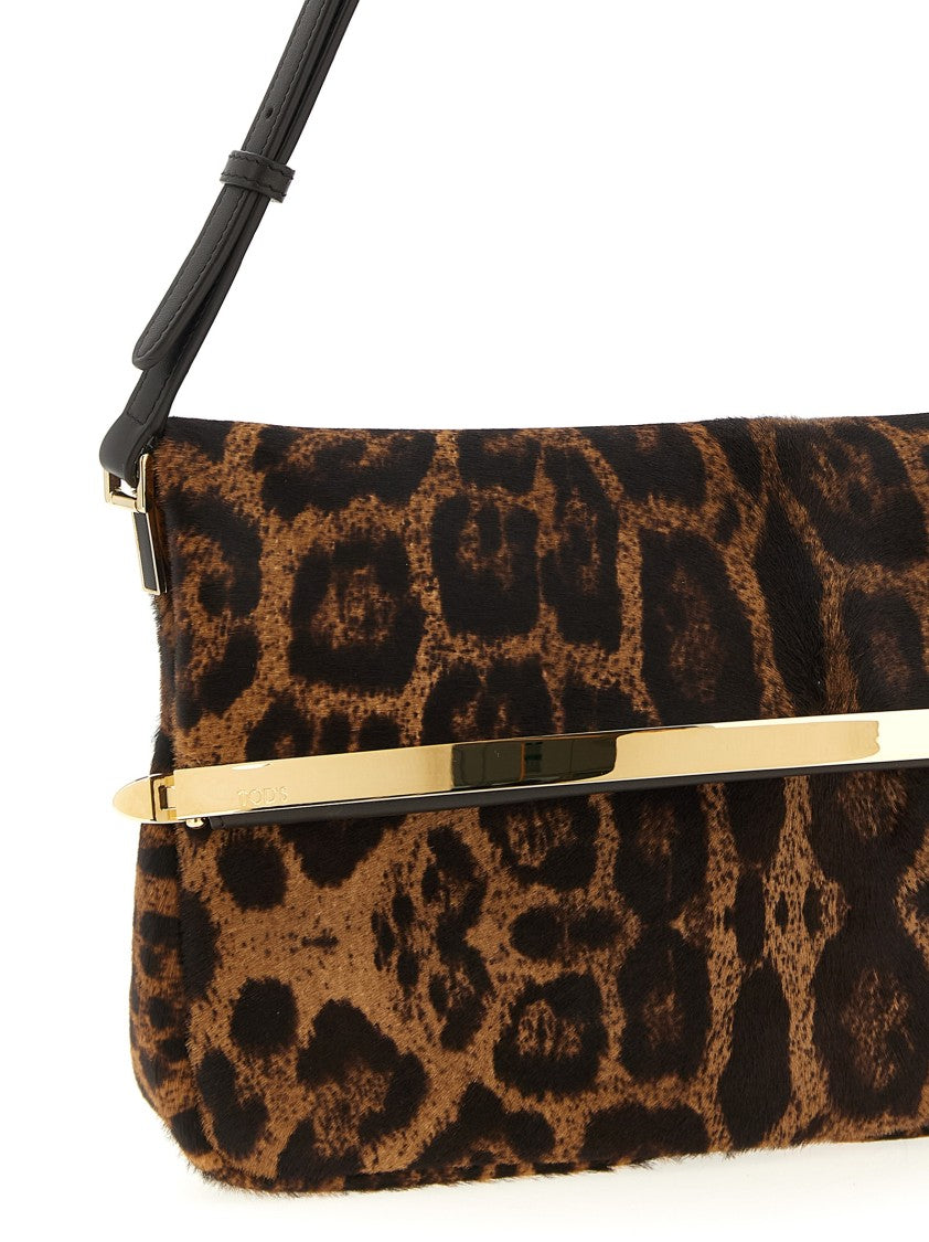 Tod's 'Tod’S Magenta Bag Flap' Shoulder Bag