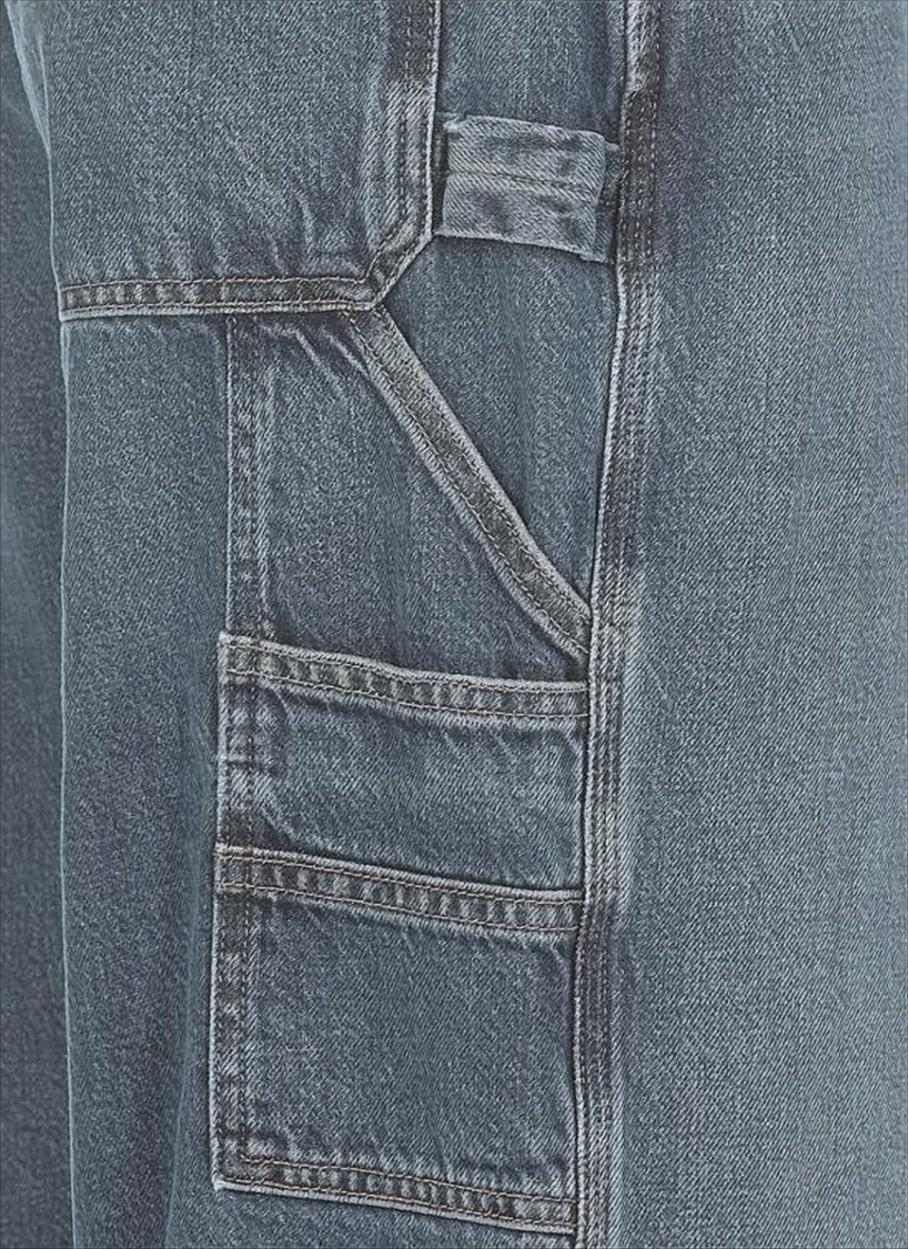 Agolde Wide-Leg Denim Pants With High Waist
