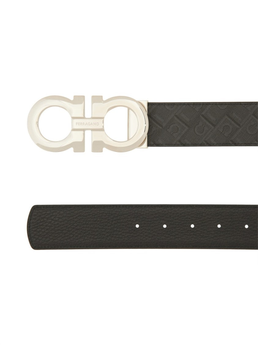 Ferragamo Reversible "Hooks" Belt