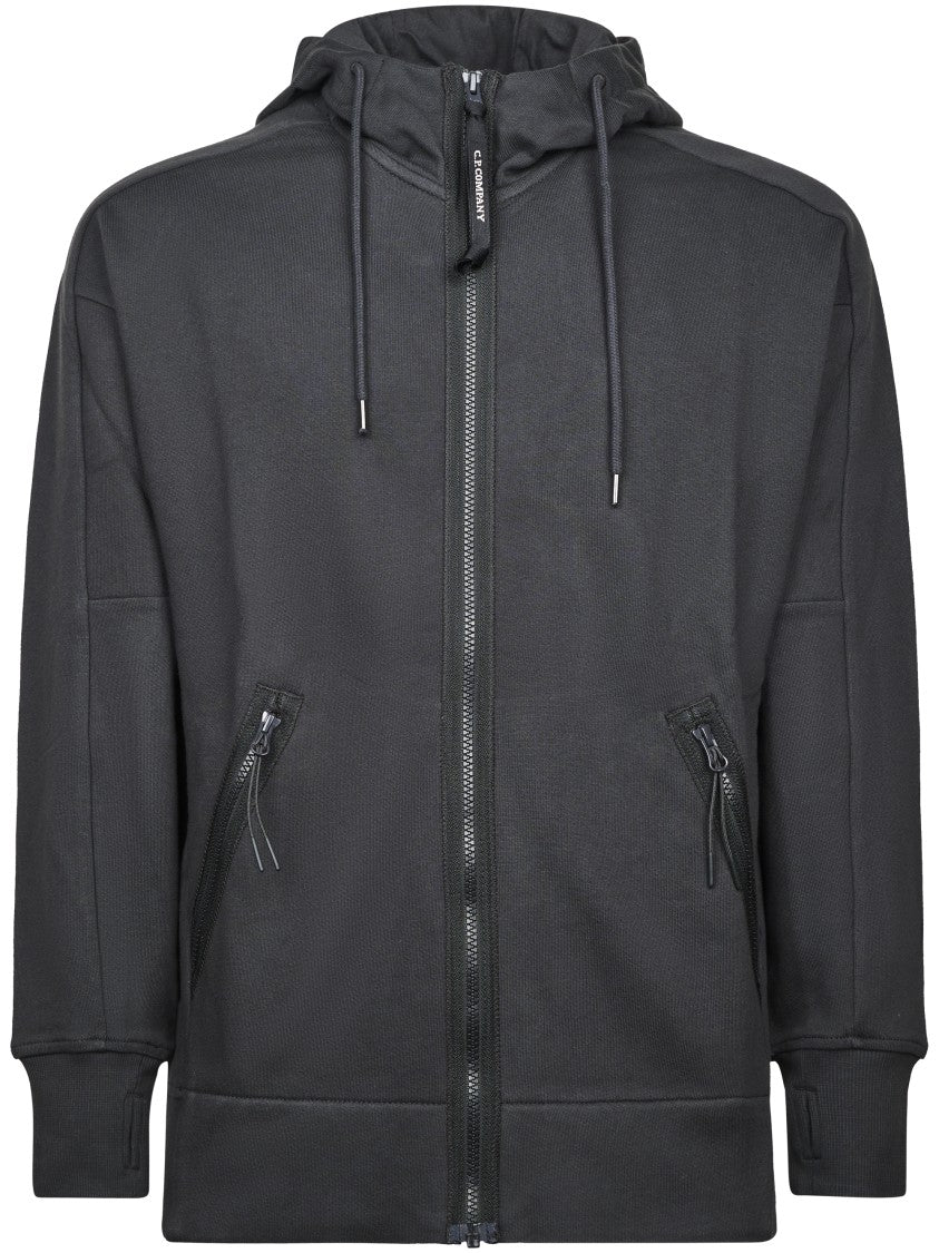 C.P. Company Diagonal Raised Fleece Goggle Zip Sweatshirt