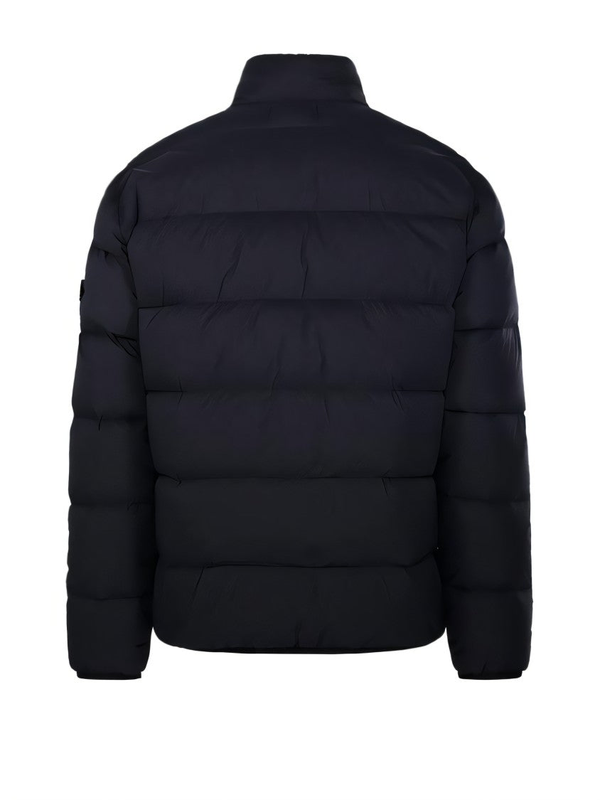 Stone Island Quilted Blue Padded Jacket