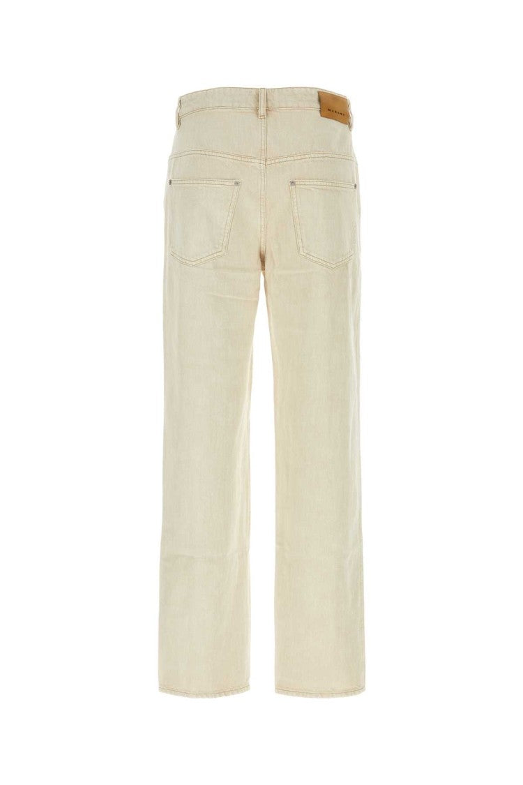 Isabel Marant Ivory Cotton Javi Pant
