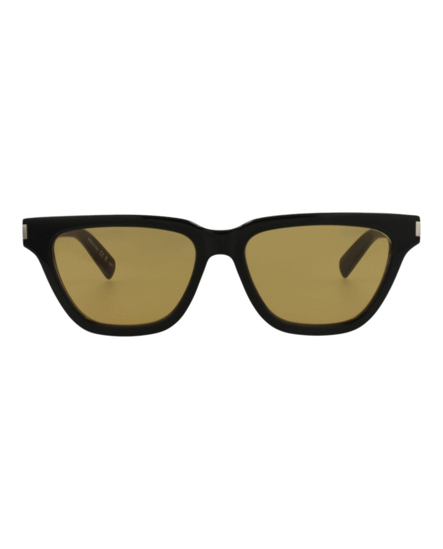 Saint Laurent Cat Eye-Frame Acetate Sunglasses With Saddle Nose Bridge
