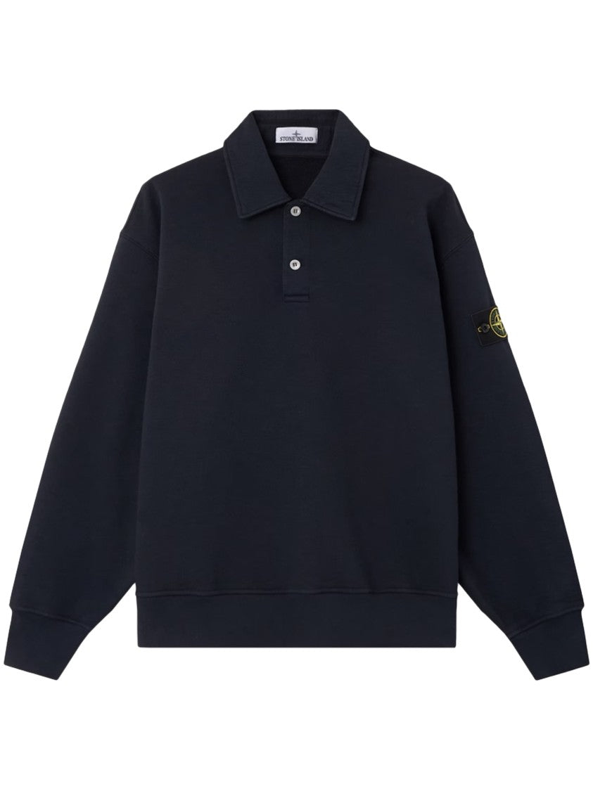 Stone Island Ls Long-Sleeve Polo Shirt