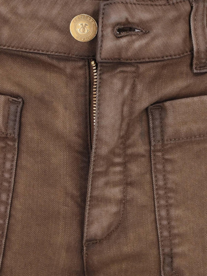 Seafarer Brown Seafarer Flared Cotton Pants