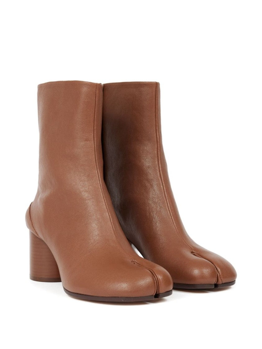Maison Margiela Brown Lamb Leather Ankle Boots