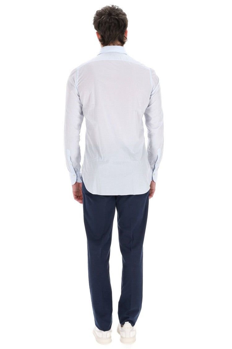 Finamore Napoli Line Micro Check Tailored Shirt