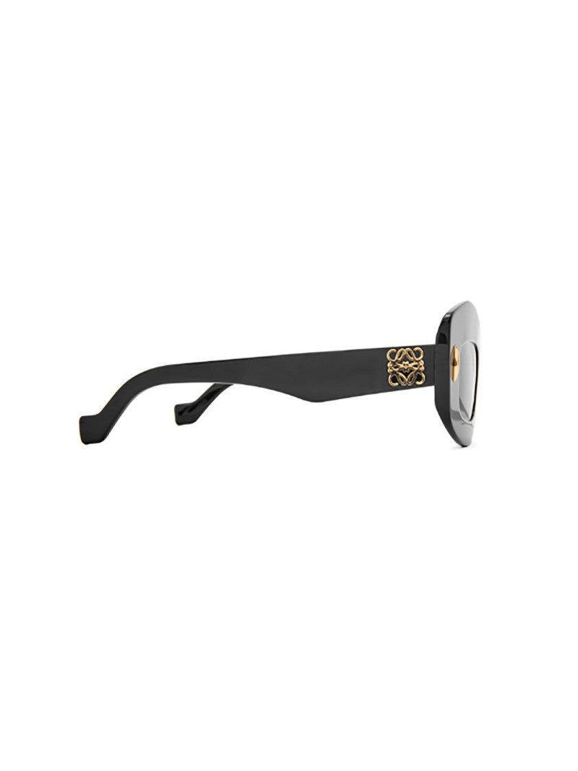 Loewe Black Lw40114i Geometric Gold Sunglasses
