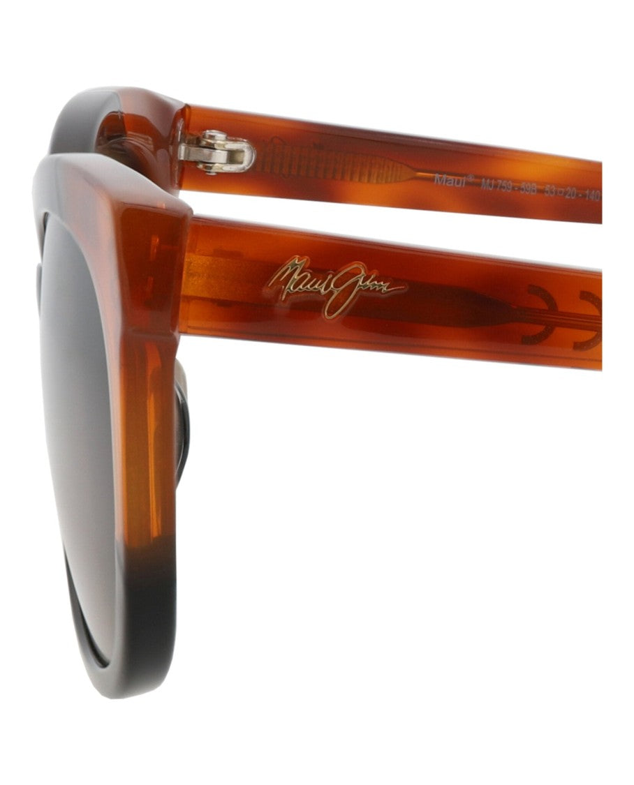 Maui Jim Cat Eye-Frame Acetate Sunglasses
