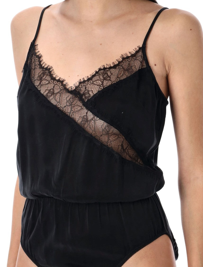 Remain Body With Lace Insert