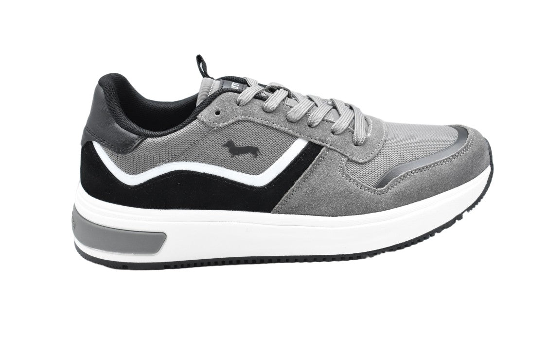 Harmont & Blaine Low-Top Sneakers In Grey Suede