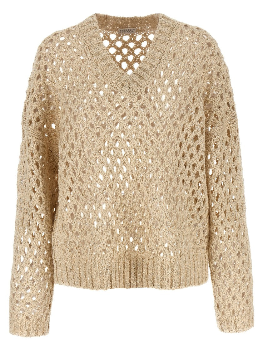 Brunello Cucinelli Rustic Dazzling Net' Sweater