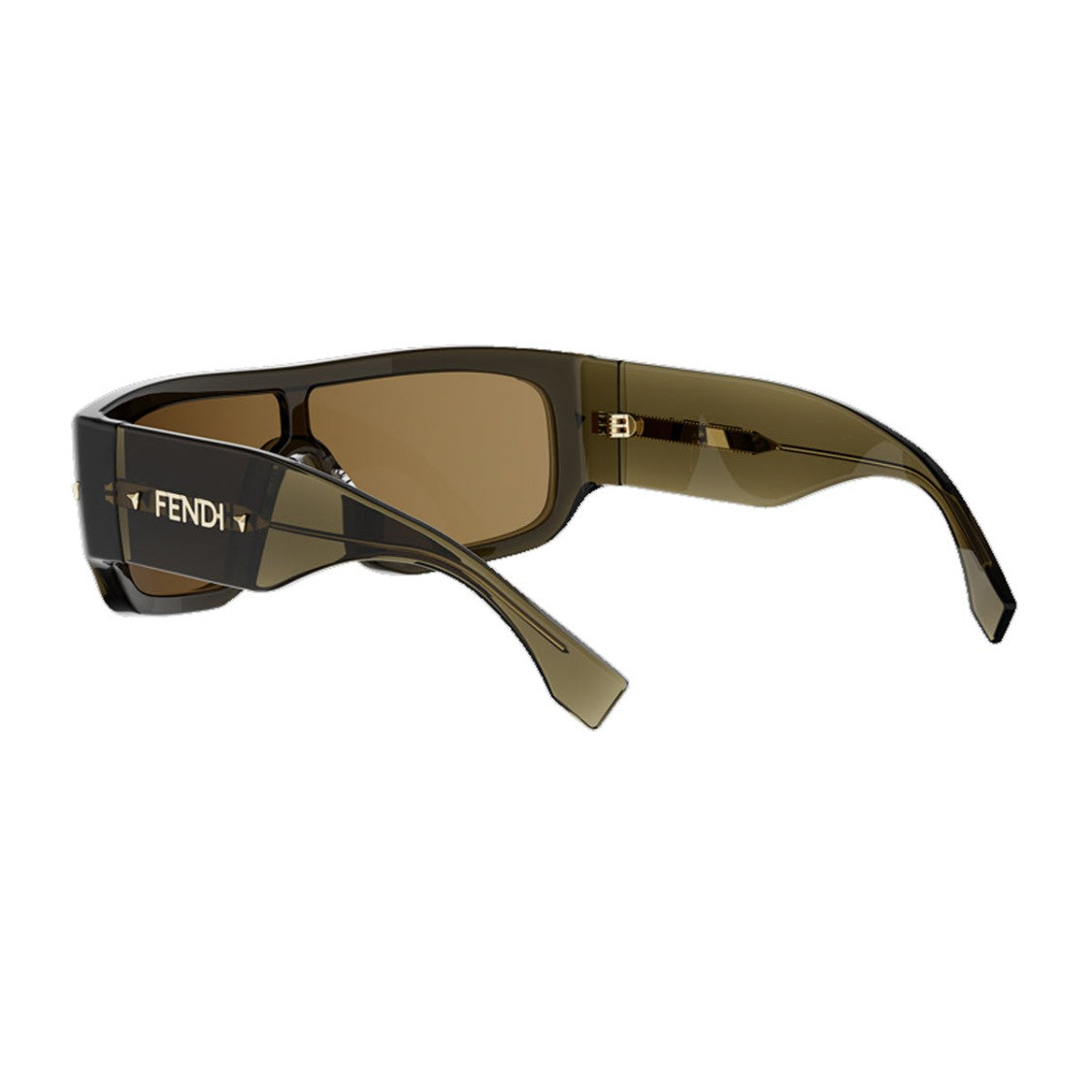 Fendi Translucent Green Screen Acetate Sunglasses