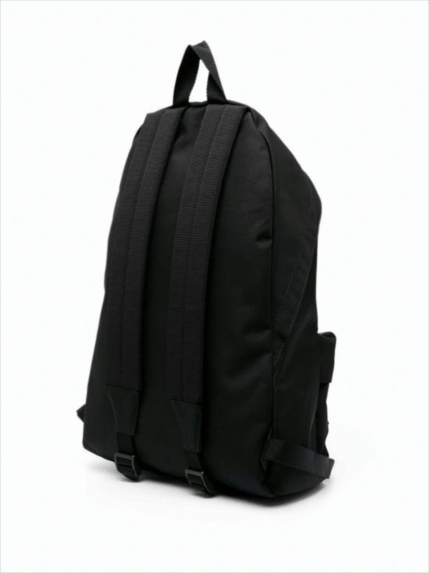 Balenciaga Minimalist Black Backpack With Logo Patch