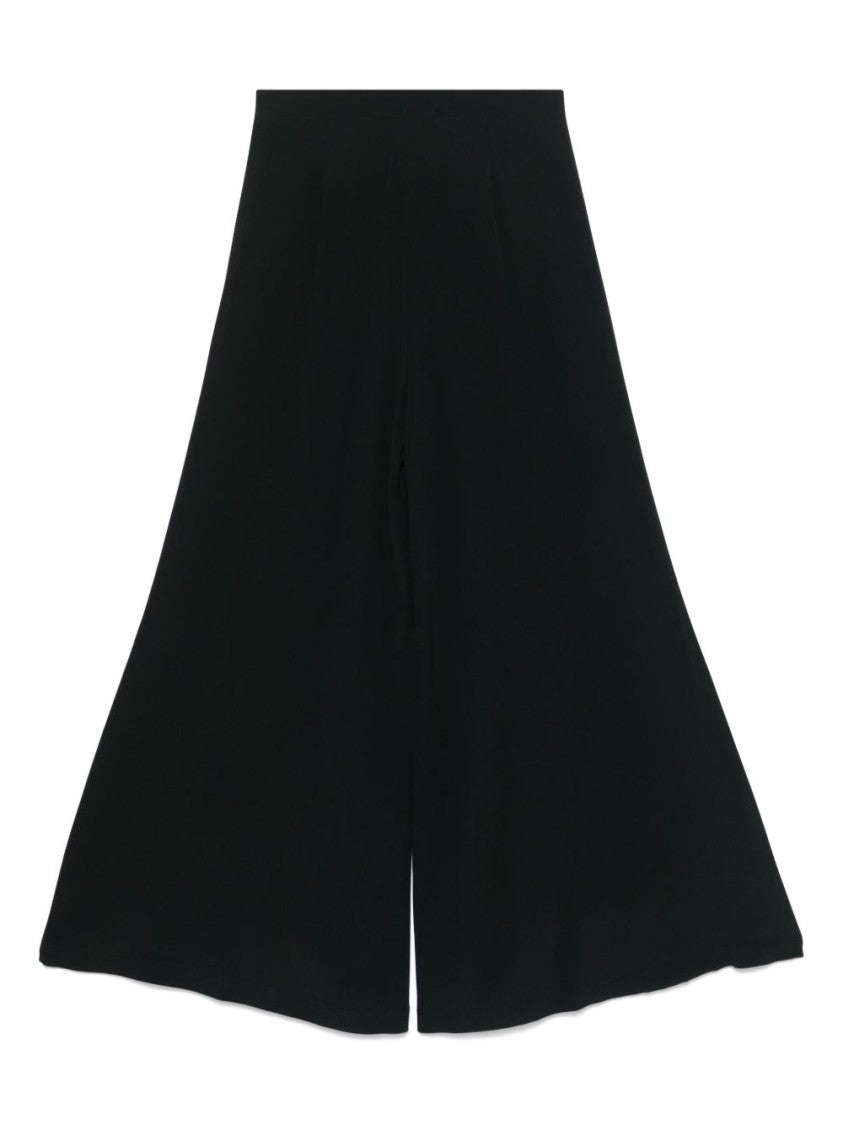 Semi Couture Wide-Leg Trousers In Luxurious Acetate-Silk Blend