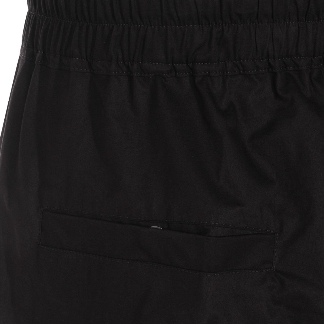 Rick Owens High-Waisted Black Cotton Trousers