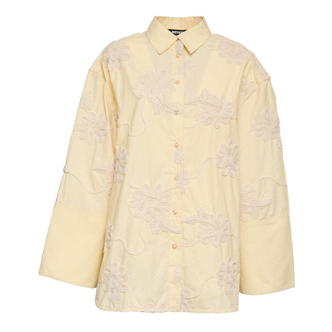 Rotate Lipy Flower Organic Cotton Oversized Shirt