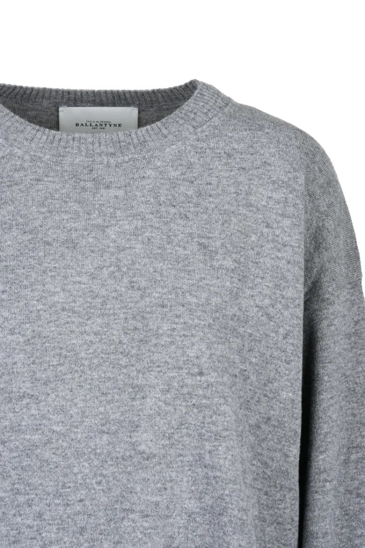 Ballantyne Crew Neck Sweater - Grey
