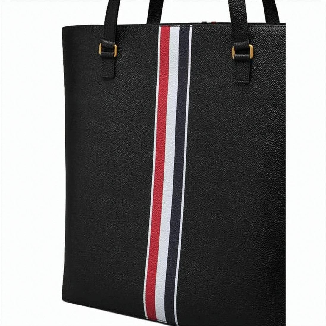 Thom Browne Textured Calf Leather Medium Tote