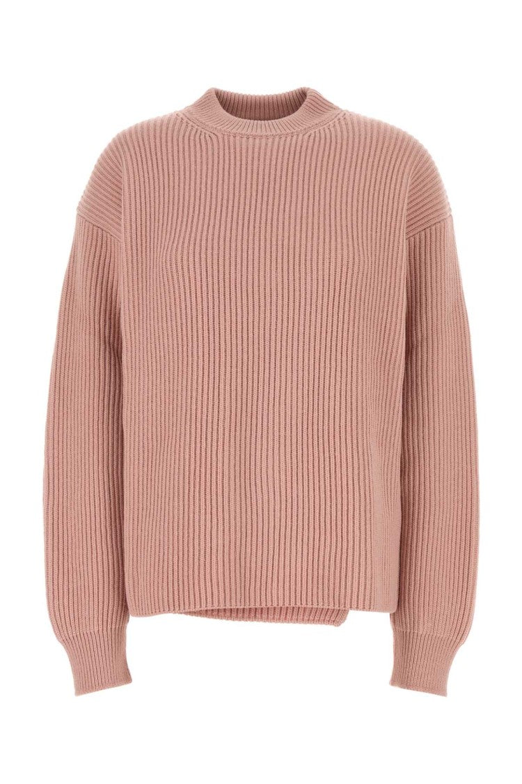 Jil Sander Powder Pink Wool Oversize Sweater