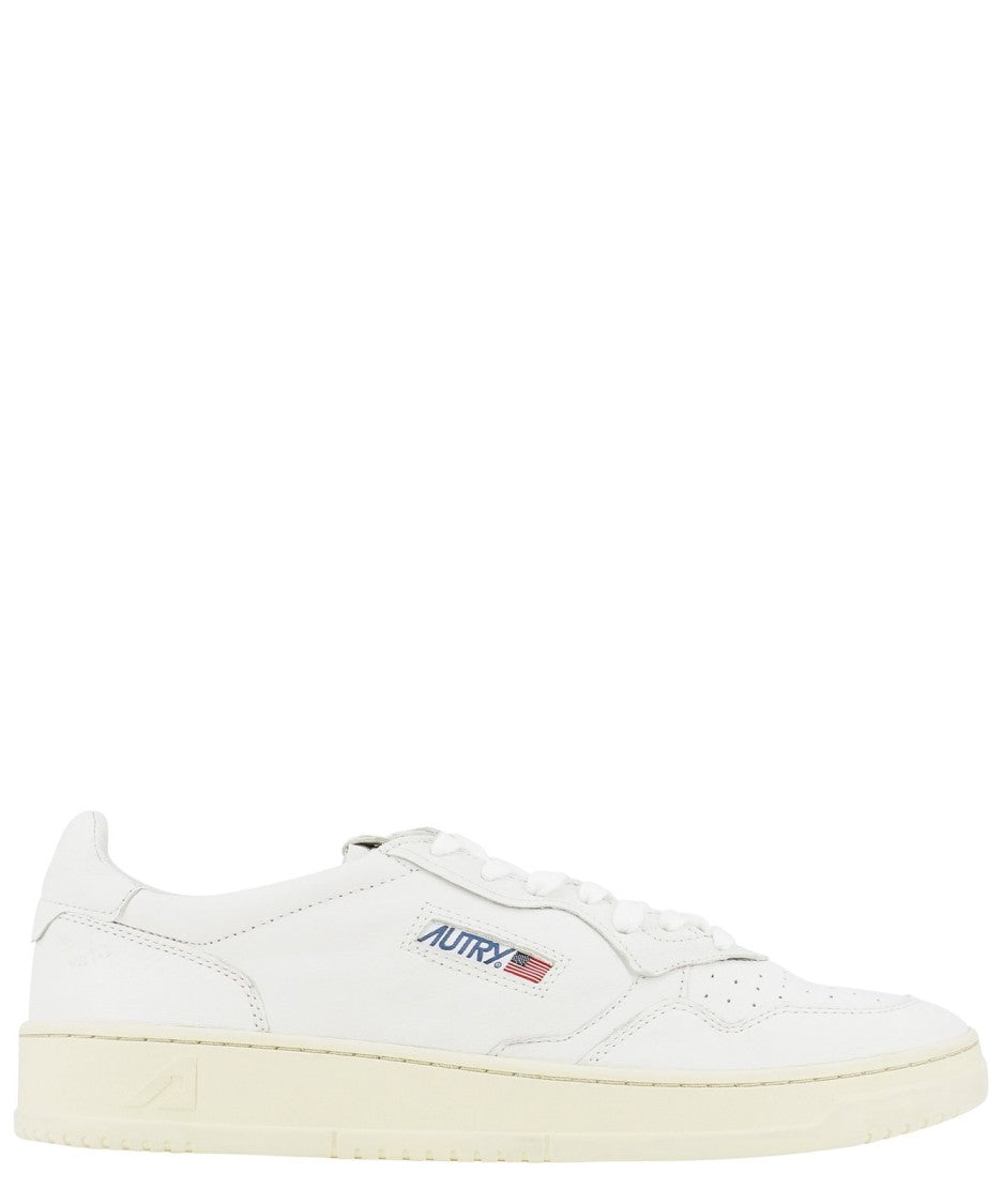 Autry Low-Top Sneakers With Perforated Leather Upper