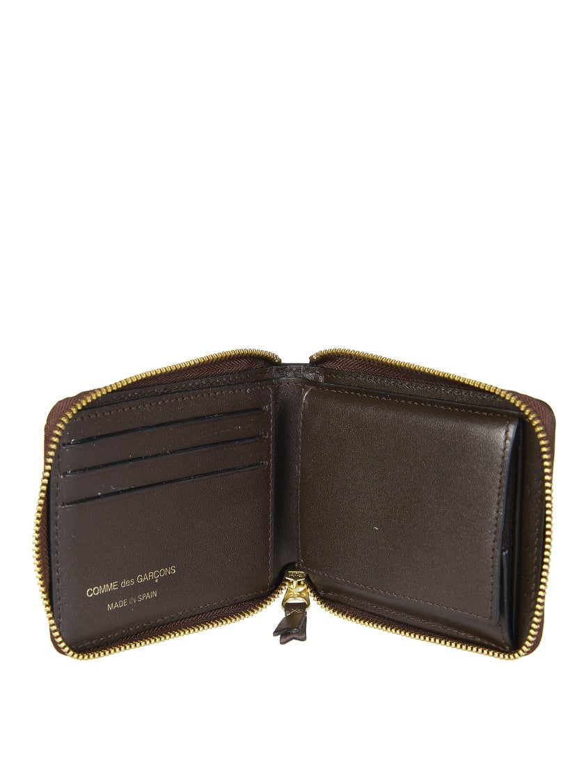 Comme Des Garçons Smooth Brown Classic Leather Line Wallet