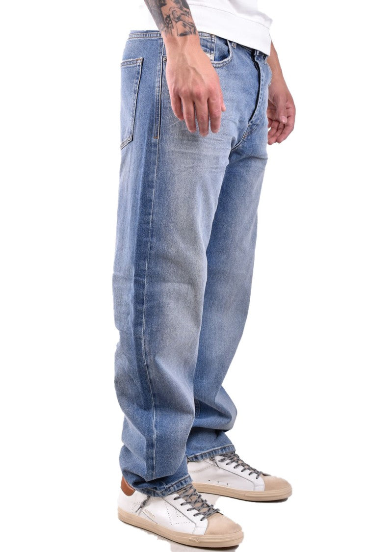 Diesel Relaxed Fit Faded Blue Vintage Jeans