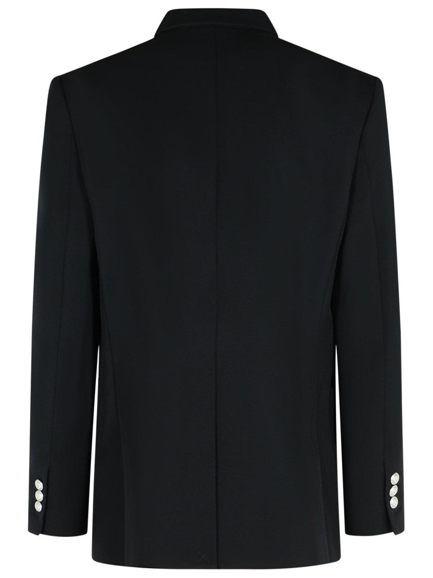 Balmain Black Virgin Wool Blazer