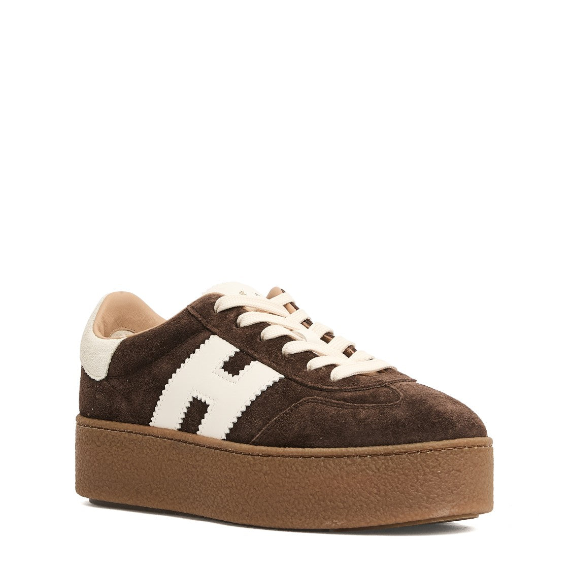 Hogan H698 Brown Suede Sneakers