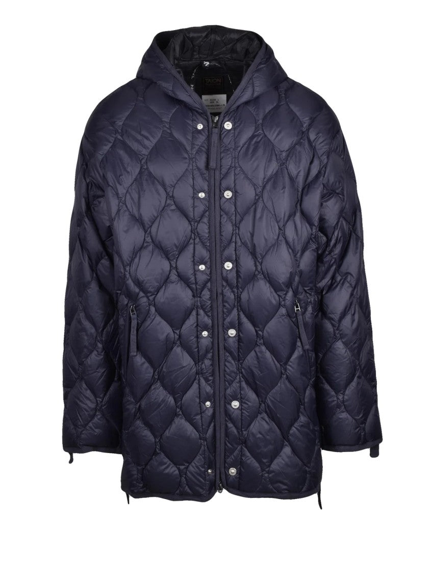 Taion Nylon Zip Down Jacket