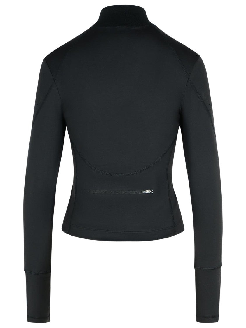 Adidas By Stella Mccartney 'Tpr' Black Polyamide Blend Sweatshirt