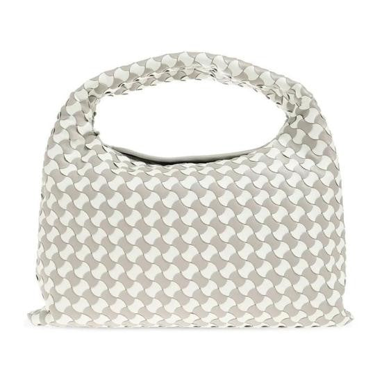 Bottega Veneta Woven Calf Leather Handbag With Rounded Handle