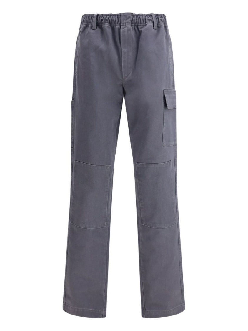 Gr10k Washed Ash Grey Cargo Pants With Utility Pockets