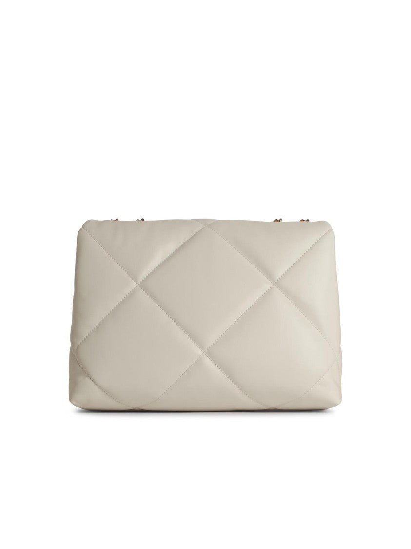 Tory Burch White Leather Shoulder Strap