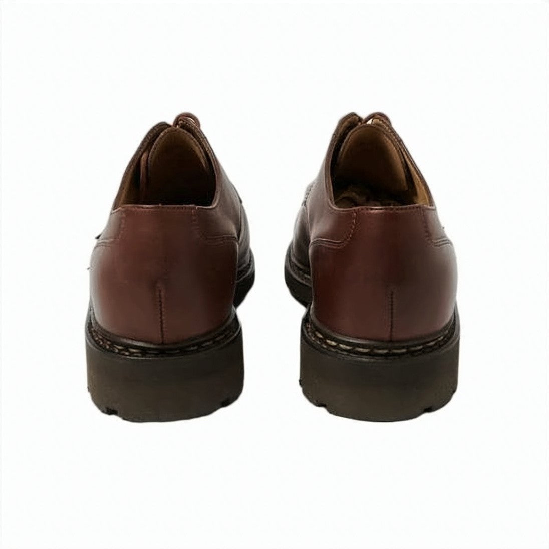 Paraboot Derby-Style Brown Suede Lace-Up Shoes