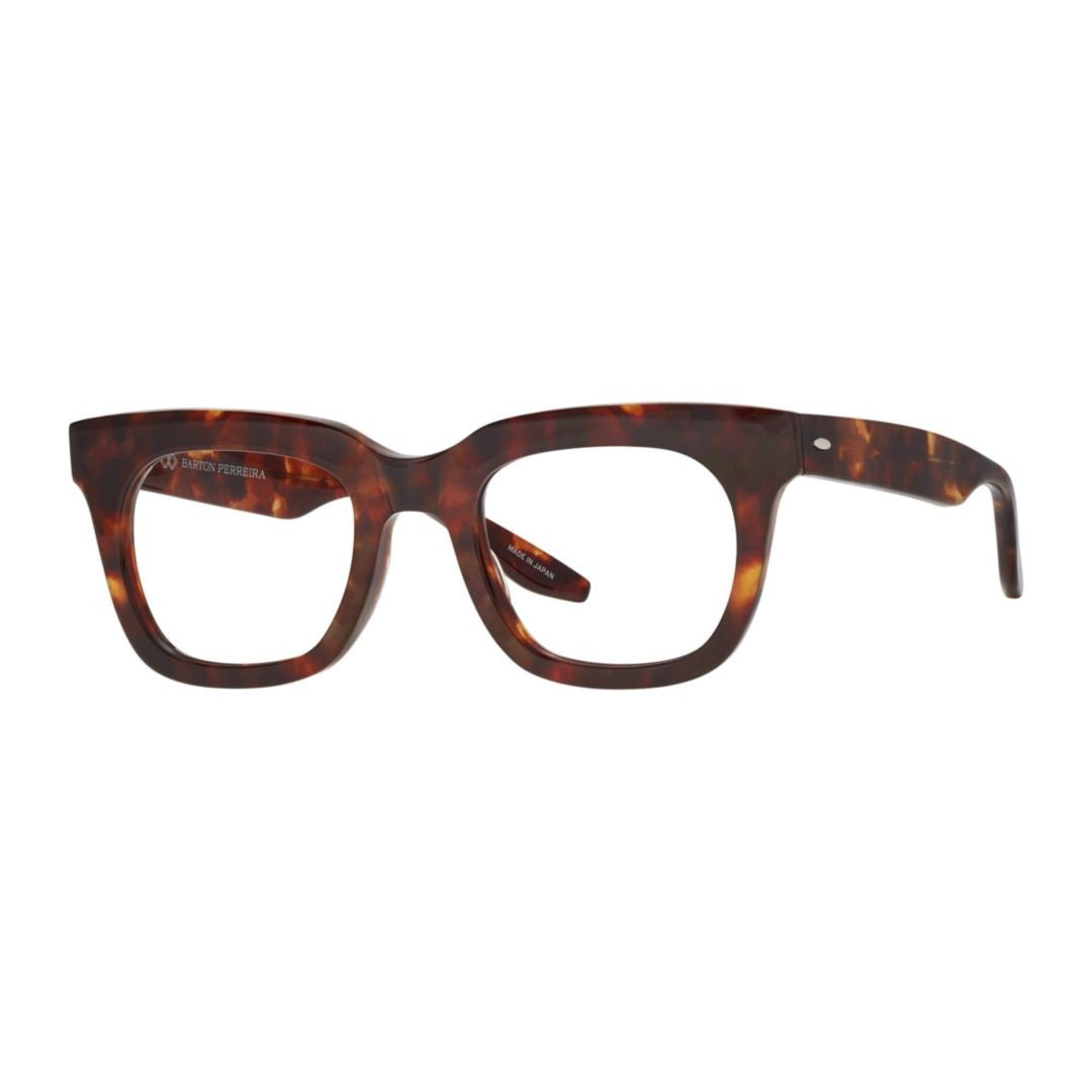 Barton Perreira Samo Bold Tortoiseshell Acetate Eyeglasses With Sturdy Frame