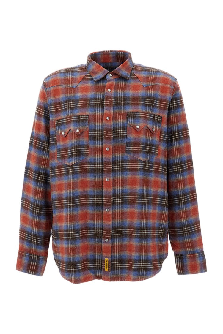 Bdbaggies Multicolor Rodeo Check Cotton Flannel Shirt